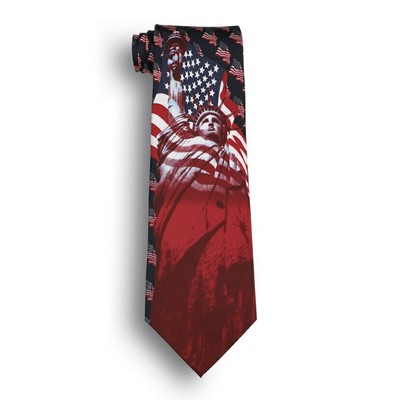 Liberty & Justice Patriotic Novelty Tie