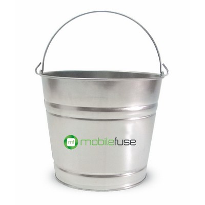 8 Quart Galvanized Metal Bucket