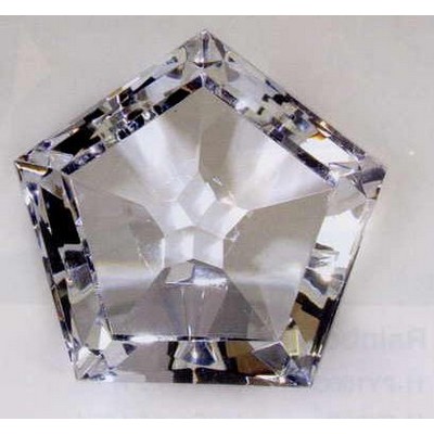 Crystal Faceted Star (2"x1 3/4")