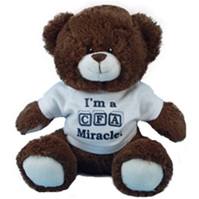 Madison Brown Bear Stuffed Animal w/Shirt (11")