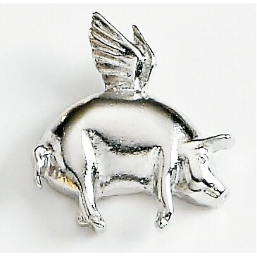 Flying Pig Marken Design Cast Lapel Pin (Up to 7/8")