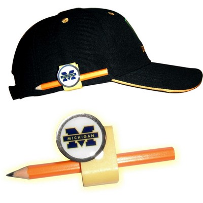 Golf Clip Pencil Holder & 1" Domed Full Color Custom Ball Marker Customized