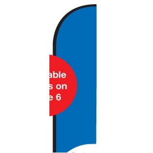 11' Street Talker Complete Feather Flag Kit