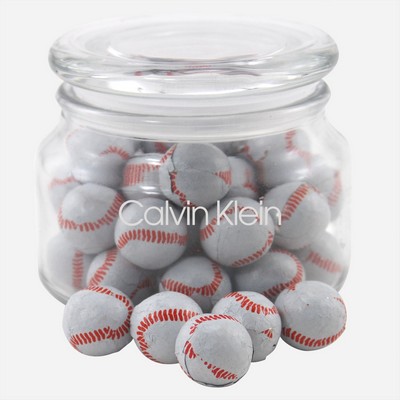 Jar w/Chocolate Baseballs