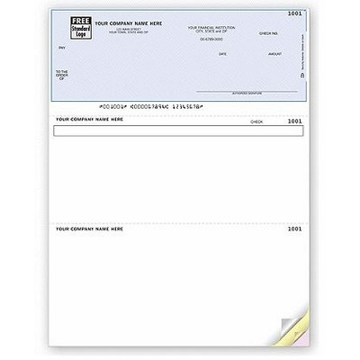 Standard Security Laser Multi-Purpose Check (3 Part)