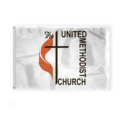 Methodist Flags 4x6 foot