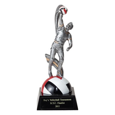 Resin Male Volleyball Trophy