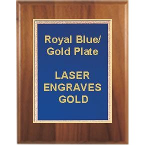 Cherry Plaque 9" x 12" - Blue/Gold 7" x 10" Florentine Plate