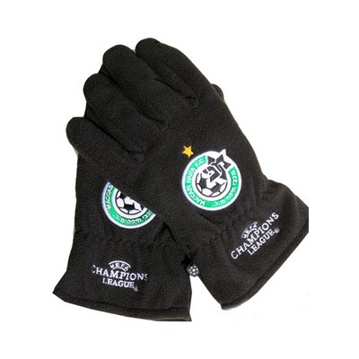 Embroidered Polar Fleece Winter Gloves