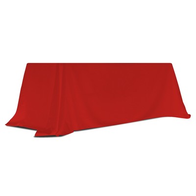 Red 6' - 8' Convertible Table Throw (Blank)