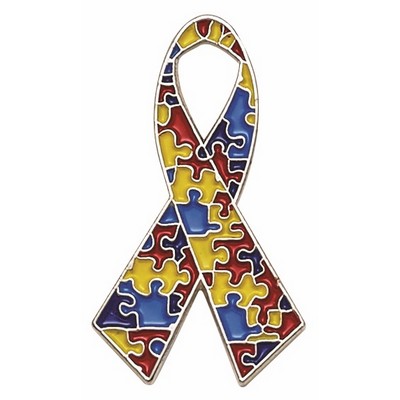 Autism Awareness Ribbon Pin