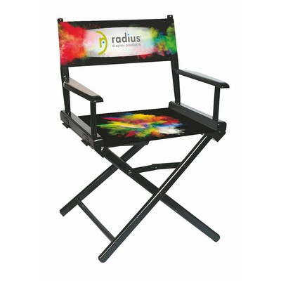 Regular(17"H)Director Chair w/Printed Canvas, 1-Sided