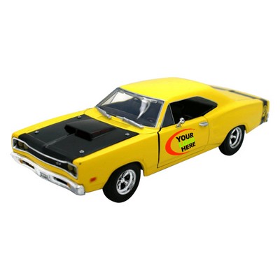 7"x2-1/2"x3" Dodge® Coronet Super Bee Die Cast Car w/ Full Color Graphics (u)