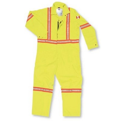 Lime Green Indura® Protection Coveralls