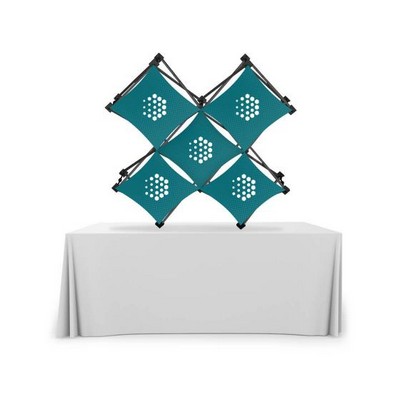 X Micro GeoMetrix Table Top Display Single Sided Package (12.60" x 12.60")