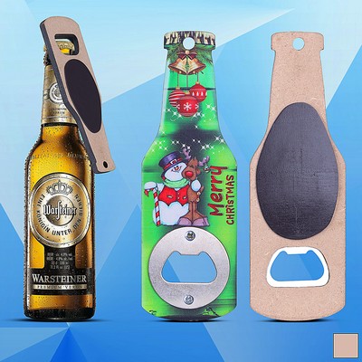 Beer Bottle Shaped Magnetic Bottle Opener