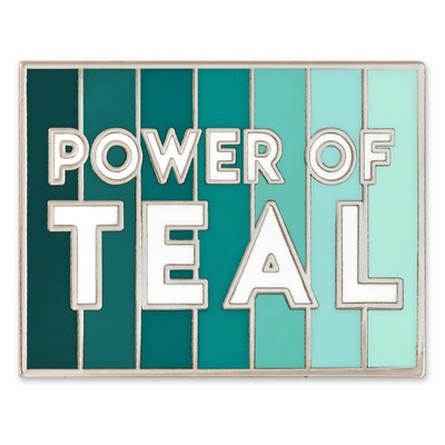 Power of Teal Pin