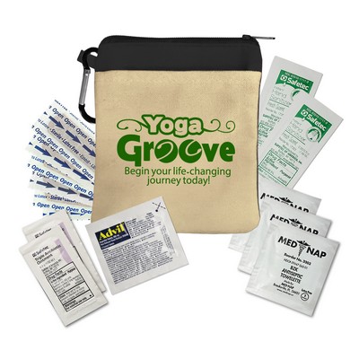 Outdoor Day Kit Canvas Zipper Tote Kit