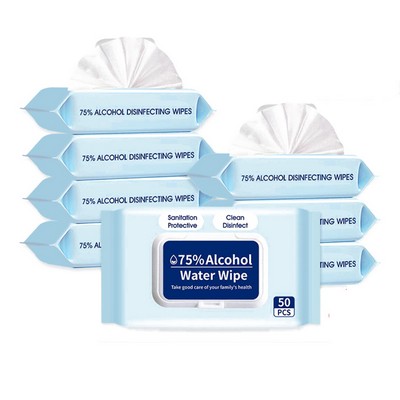 50PCS Disinfectant Alcohol Wipes