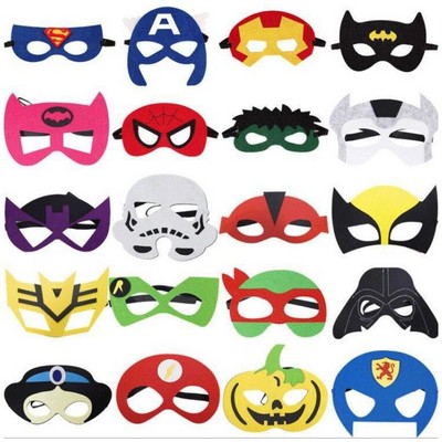 Youth Superhero Stain Cape and Mask Set