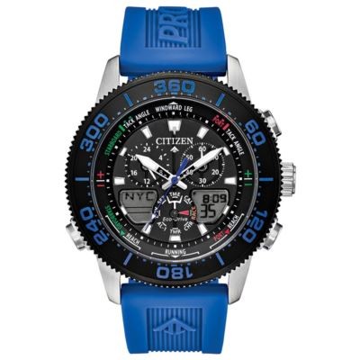 Citizen Men's Promaster Sea Eco-Drive Watch w/Blue Poly Strap