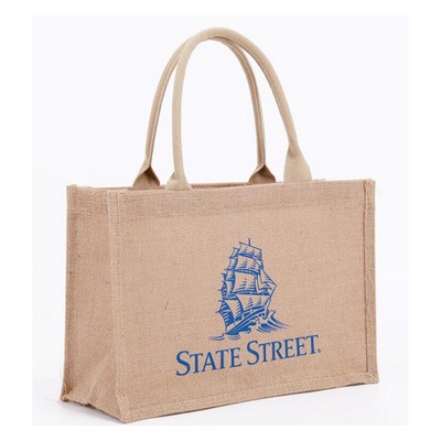 Jute Grocery Tote Bag