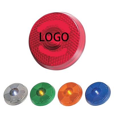 Multifunctional Round Safety Light With Back Clip