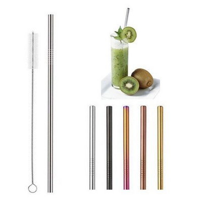 Stainless Steel Silver Straw