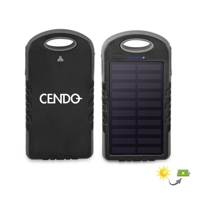 Eco Friendly 8000mAh Solar Power Bank UL Certified