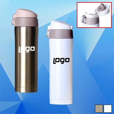 17 Oz Stainless Steel Sports Bottle w/ Filter