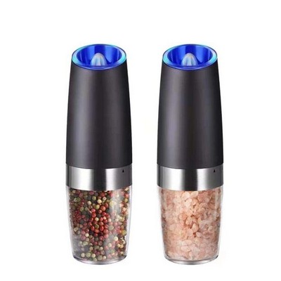 Electric Gravity Salt And Pepper Grinder Set