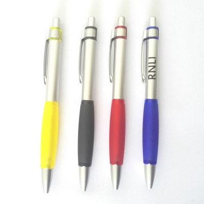 Gourd Shaped Ballpoint Pen with Silicon Grip