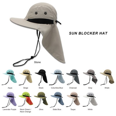 Adjustable Safari/Boonie Sun Blocker Hat