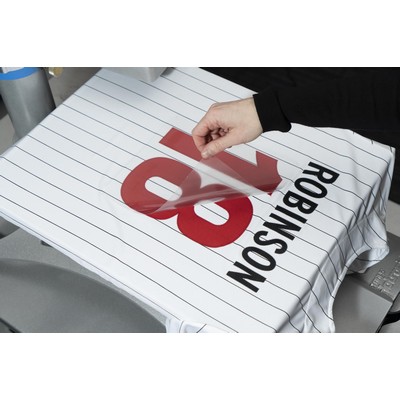 SimStitch® Pre-Spaced Player Names Heat Press Transfer