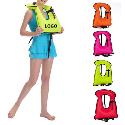 Inflatable Swimming Life Jacket