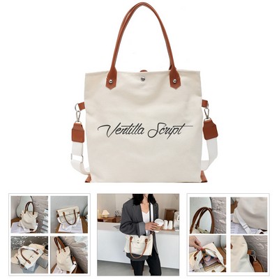 Casual Canvas Tote Shoulder Bag