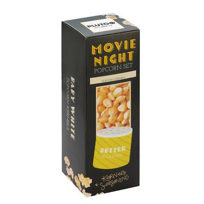 Movie Night Kernel & Seasoning Set - Baby White Kernels & Butter Seasoning