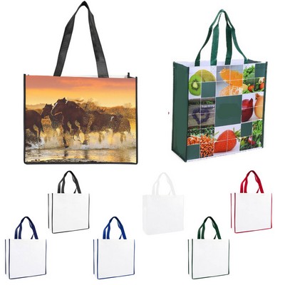 Non-woven Laminated Shopping Advertising Tote Bag