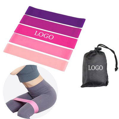 Resistance Exercise Loop Bands Set With Carry Bag