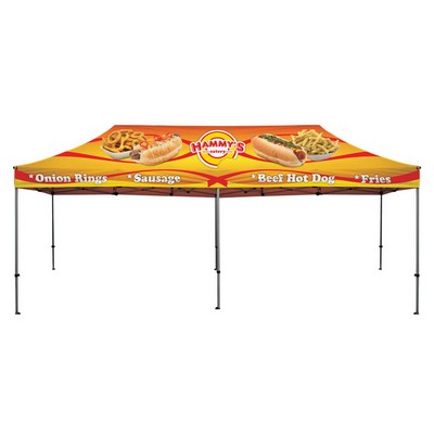 20' Heavy Duty Canopy & Frame - Full Color Dye Sublimated