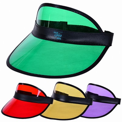 Clear PVC Sun Visor Hat