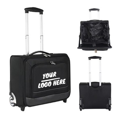 Rolling Laptop Bag W/ Wheels Briefcase