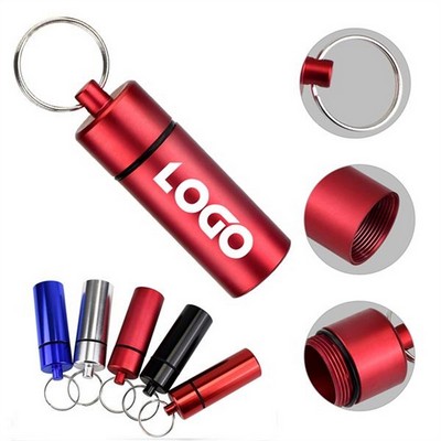 Pill Bottle Organizer Keychain