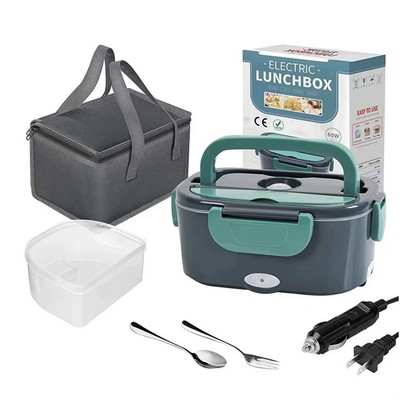 Portable Electric Lunch Box Food Warmer for Car and Home