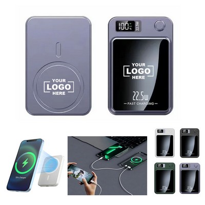 Fast Wireless Magnetic Charger 20000mAh Power Bank