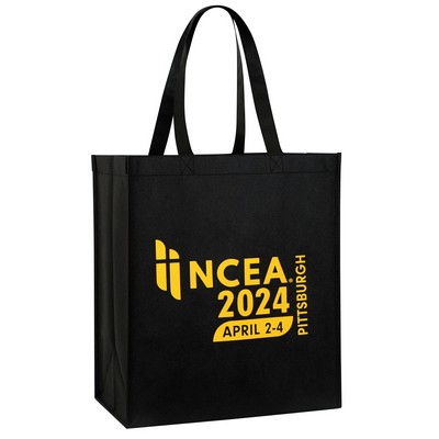 Custom 80g Non-Woven PP Tote Bag 13"x15"x8"