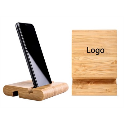 Bamboo Cell Phone Stand