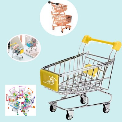 Mini Supermarket Handcart Toys