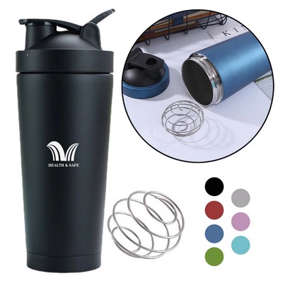 Insulated Stainless Steel Sports Shaker Bottle