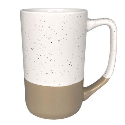 16 oz Boulder Mug - White Speckled